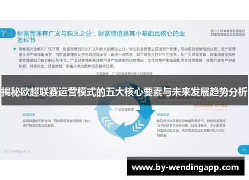 揭秘欧超联赛运营模式的五大核心要素与未来发展趋势分析