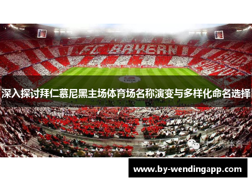 深入探讨拜仁慕尼黑主场体育场名称演变与多样化命名选择